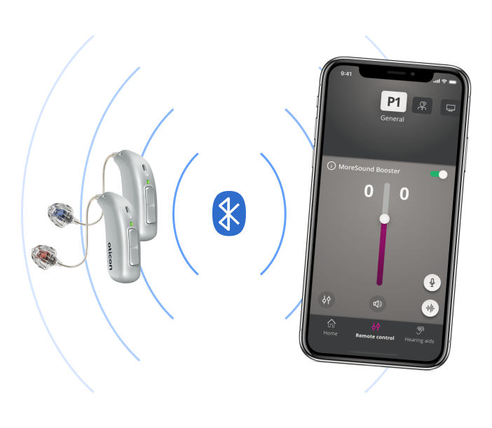 Bluetooth-Hörgeräte mit App