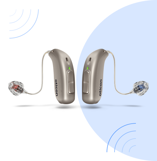 Hinter-dem-Ohr-Hörgerät, Hörgerät, Fitness-Tracker, Gesundheitsdaten-Tracker und Sturzalarm