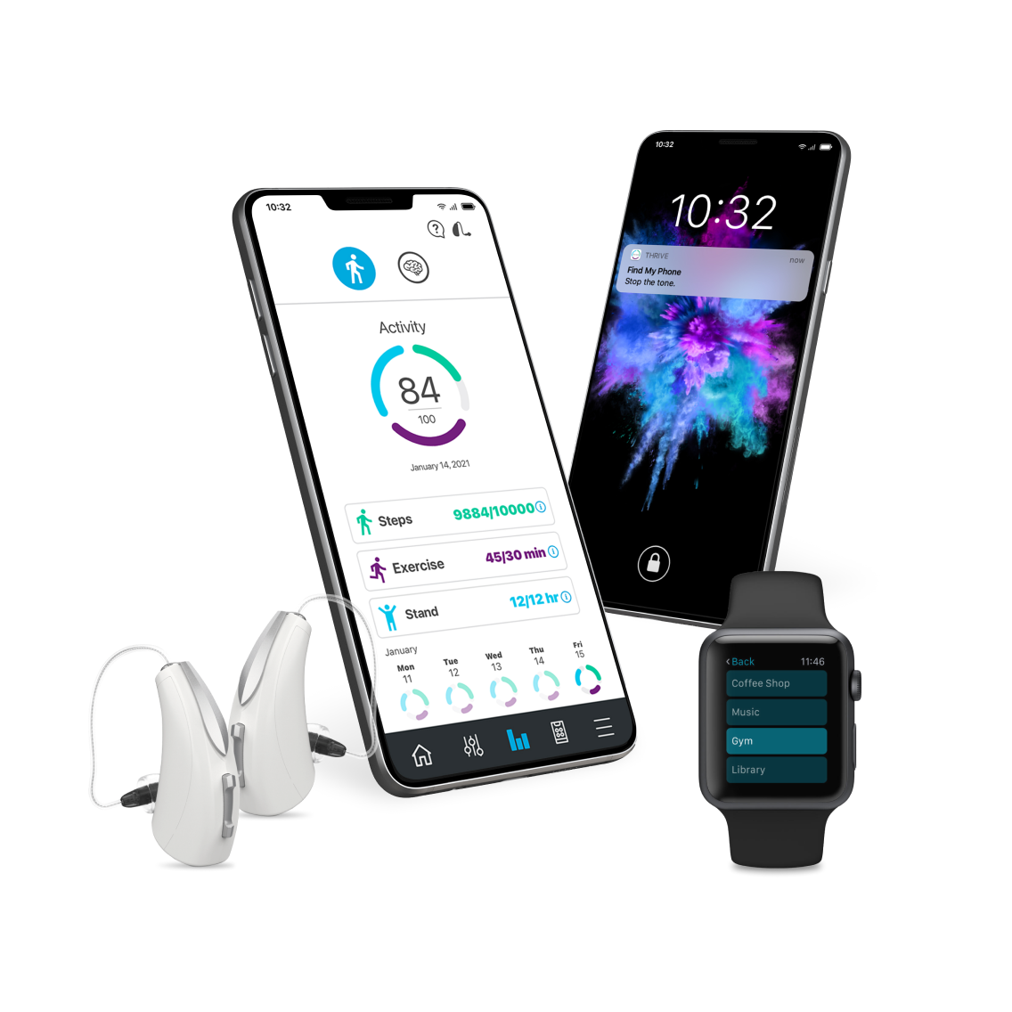 Hinter-dem-Ohr-Hörgerät, Bluetooth-Funktion, Hörgerät, Hörgeräte-Funktionen, Starkey, Starkey-Hörgeräte, Starkey EVOLVE AI, Smartphone-App, Hinter-dem-Ohr-Hörgeräte