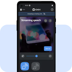 Widex Apps: Hörgeräte-Streaming