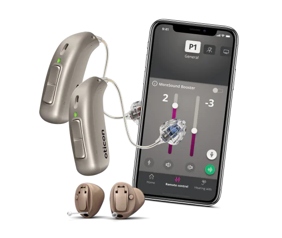Bluetooth-Hörgeräte zur Steuerung per Smartphone