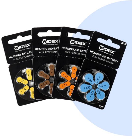 Widex Hörgeräte-Batterien