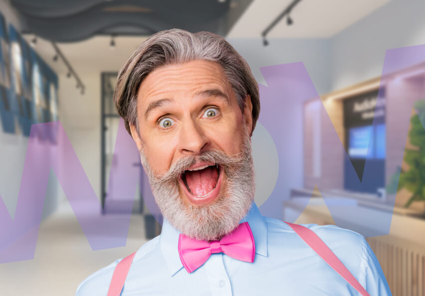 Begeisterter Kunde freut sich über die AudioMee Finanzierung